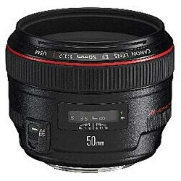 CANON Camera Lens EF50mm F1.2L USM Black [Canon EF /Single Focal Length Lens]