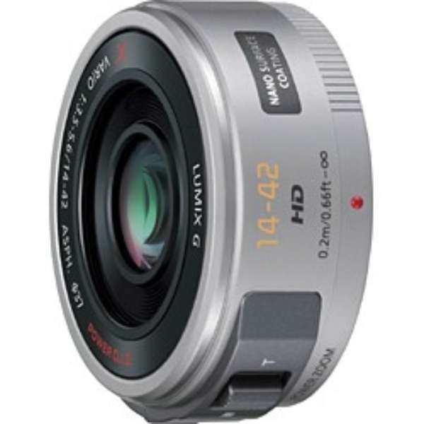 Panasonic Camera Lens LUMIX G X VARIO PZ 14-42mm/F3.5-5.6 ASPH./ POWER O.I.S. LUMIX Silver H-PS14042-S [Micro Four Thirds / zoom lens]