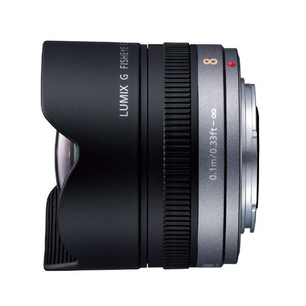 Panasonic Camera Lens LUMIX G FISHEYE 8mm/F3.5 LUMIX Black H-F008 [Micro Four Thirds / Single Focus Lens]