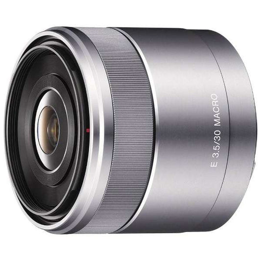 SONY Camera Lens E 30mm F3.5 Macro for APS-C Silver SEL30M35 [Sony E /Single Focal Length Lens]