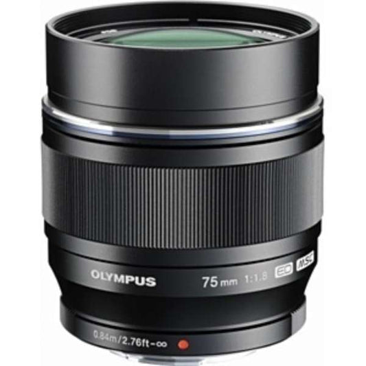 OLYMPUS Camera Lens ED 75mm F1.8 M.ZUIKO DIGITAL Black [Micro Four Thirds / Single Focal Length Lens], Camera & Video Camera Lenses, animota