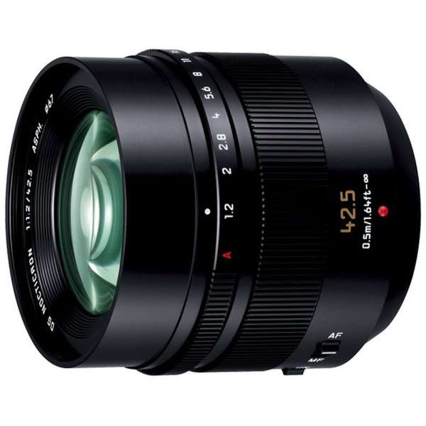 Panasonic Camera Lens LEICA DG NOCTICRON 42.5mm/F1.2 ASPH./POWER O.I.S. LUMIX Black H-NS043 [Micro Four Thirds / Single Focus Lens]