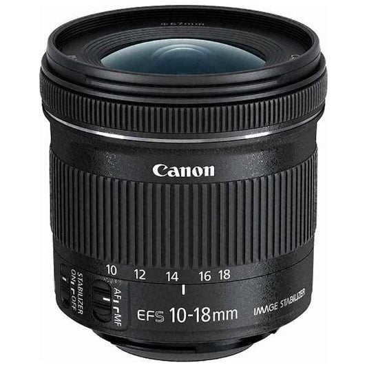 CANON Camera Lens EF-S10-18mm F4.5-5.6 IS STM for APS-C Black [Canon EF / Zoom Lens]