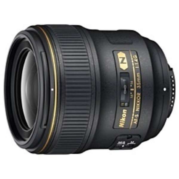 Nikon Camera Lens AF-S NIKKOR 35mm f/1.4G NIKKOR Black [Nikon F / Single Focal Length Lens]