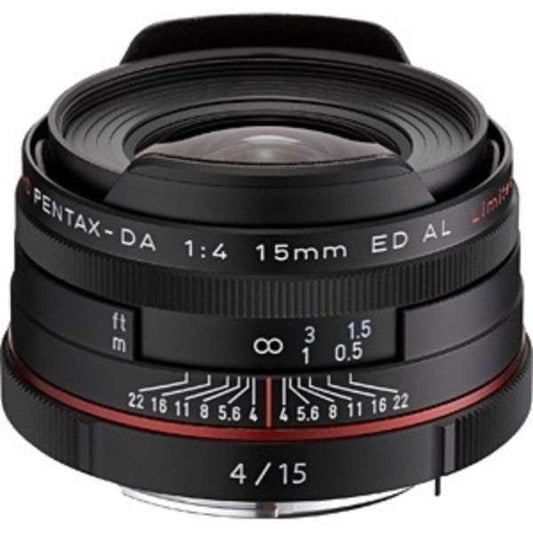 PENTAX Camera Lens HD PENTAX-DA 15mmF4ED AL Limited for APS-C Black [PENTAX K /Single Focus Lens]