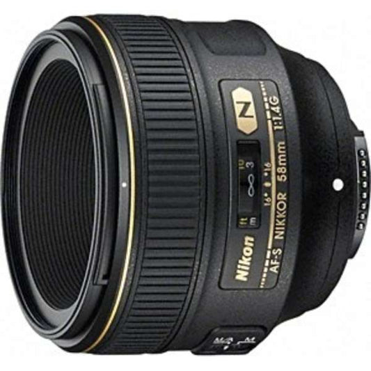 Nikon Camera Lens AF-S NIKKOR 58mm f/1.4G NIKKOR Black [Nikon F / Single Focal Length Lens]