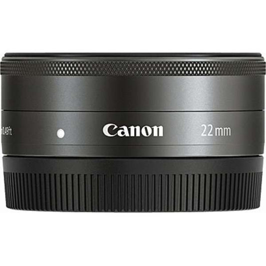 CANON Camera Lens EF-M22mm F2 STM Black [Canon EF-M /Single Focal Length Lens]