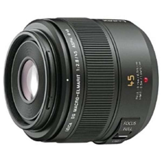 Panasonic Camera Lens LEICA DG MACRO-ELMARIT 45mm/F2.8 ASPH./MEGA O.I.S LUMIX Black H-ES045 [Micro Four Thirds / Single Focus Lens], Camera & Video Camera Lenses, animota