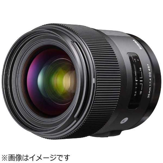 SIGMA Camera Lens 35mm F1.4 DG HSM Art Black [Canon EF / Single Focal Length]