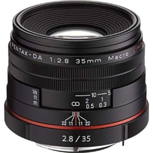 PENTAX Camera Lens HD PENTAX-DA 35mmF2.8 Macro Limited for APS-C Black [PENTAX K /Single Focal Length Lens]
