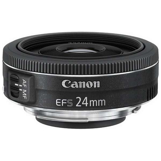 CANON Camera Lens EF-S24mm f/2.8 STM for APS-C Black [Canon EF / Single Focal Length Lens]