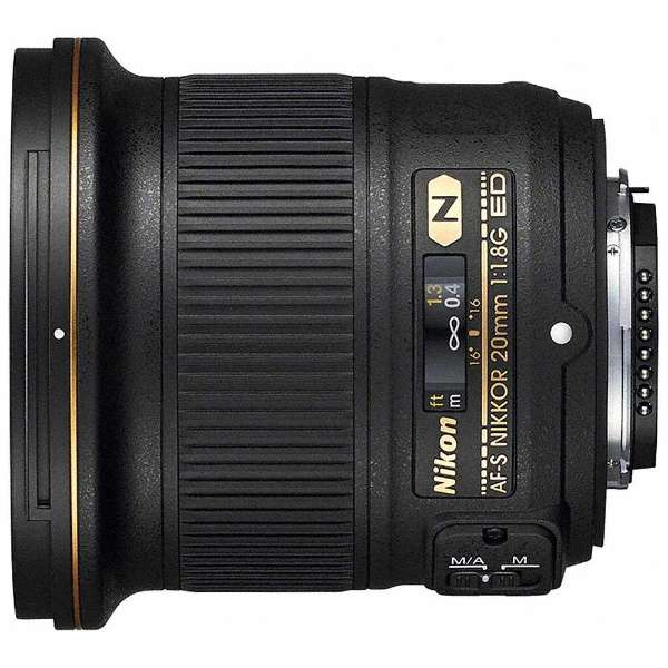 Nikon Camera Lens AF-S NIKKOR 20mm f/1.8G ED NIKKOR Black [Nikon F / Single Focal Length Lens]