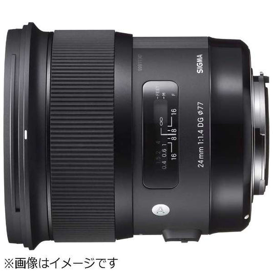 SIGMA Camera Lens 24mm F1.4 DG HSM Art Black [Canon EF / Single Focal Length]