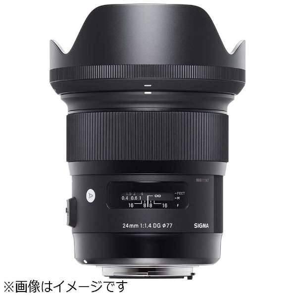 SIGMA Camera Lens 24mm F1.4 DG HSM Art Black [Canon EF / Single Focal Length]