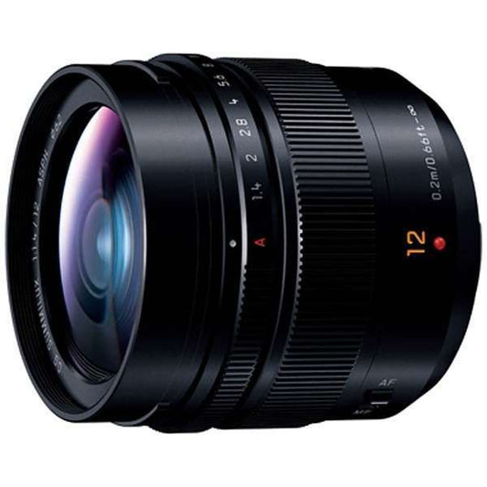 Panasonic Camera Lens LEICA DG SUMMILUX 12mm/F1.4 ASPH. LUMIX Black H-X012 [Micro Four Thirds / Single Focus Lens]