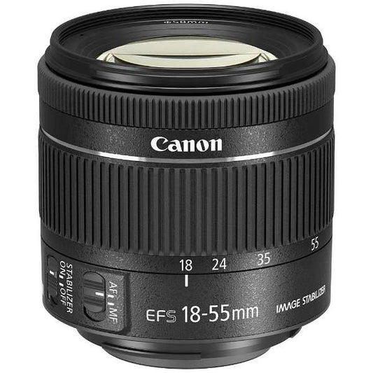 CANON Camera Lens EF-S 18-55mm F4-5.6 IS STM for APS-C Black [Canon EF / Zoom Lens]