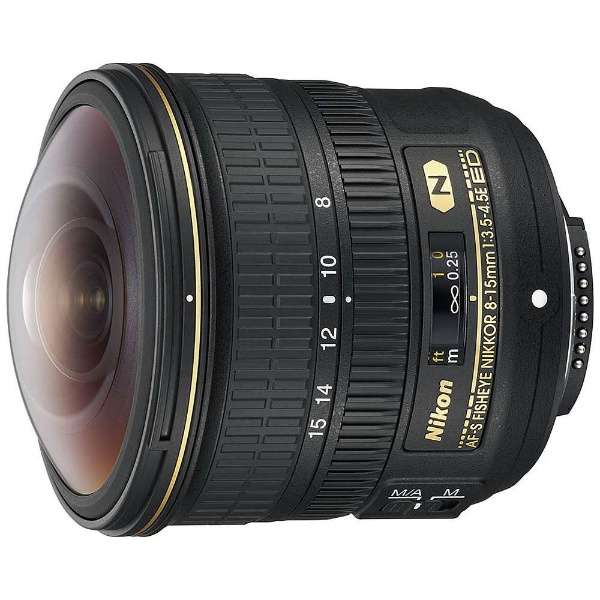 Nikon Kameraobjektiv AF-S Fisheye NIKKOR 8-15 mm 1:3,5-4,5E ED NIKKOR Schwarz [Nikon F / Zoomobjektiv]