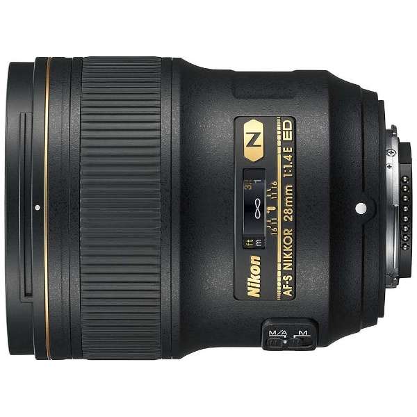 Nikon Camera Lens AF-S NIKKOR 28mm f/1.4E ED NIKKOR Black [Nikon F / Single Focal Length Lens]