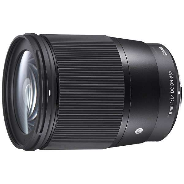 SIGMA Camera Lens 16mm F1.4 DC DN Contemporary for APS-C Black [Sony E / Single Focal Length Lens]