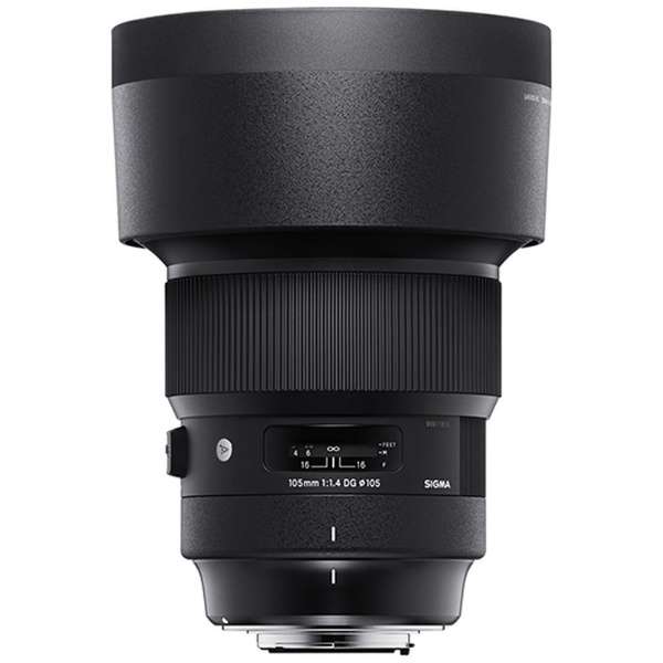 SIGMA Camera Lens 105mm F1.4 DG HSM Art Black [Canon EF /Single Focal Length Lens]
