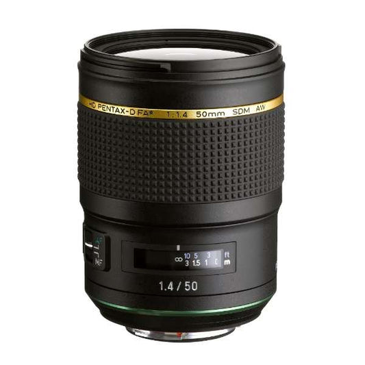 PENTAX Camera Lens HD PENTAX-D FA 50mmF1.4 SDM AW Black [PENTAX K /Single Focal Length Lens]