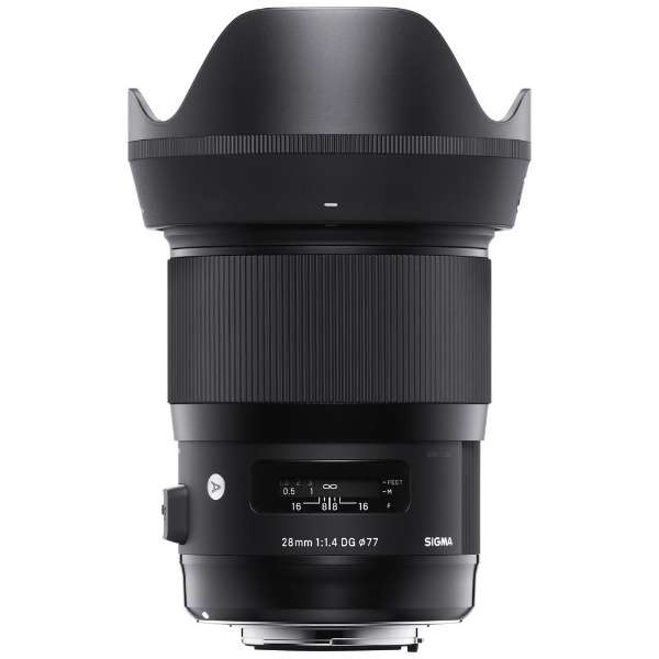 SIGMA Camera Lens 28mm F1.4 DG HSM Art Black [Canon EF / single focal length lens]