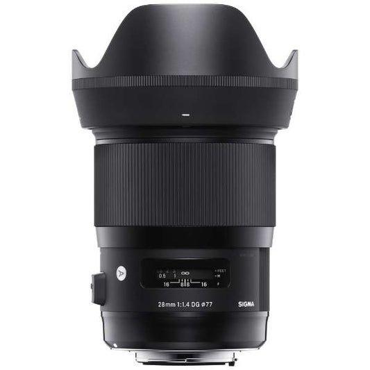 SIGMA Camera Lens 28mm F1.4 DG HSM Art Black [Canon EF / single focal length lens]