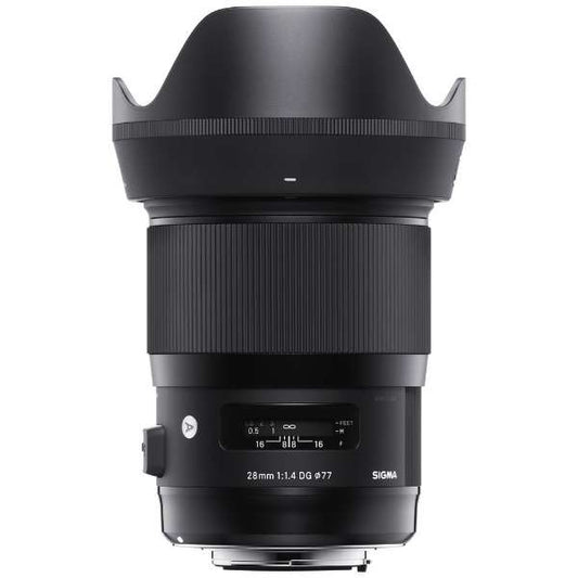 SIGMA Camera Lens 28mm F1.4 DG HSM Art Black [Nikon F /Single Focus Lens]
