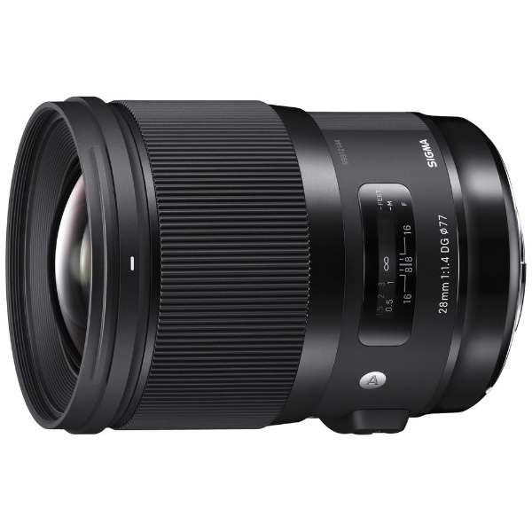 SIGMA Camera Lens 28mm F1.4 DG HSM Art Black [Nikon F /Single Focus Lens]