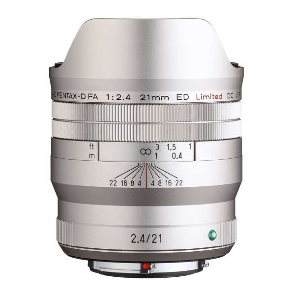 Ricoh Camera Lens HD PENTAX-D FA 21mmF2.4ED Limited DC WR Silver [Pentax K /Single Focal Length Lens]