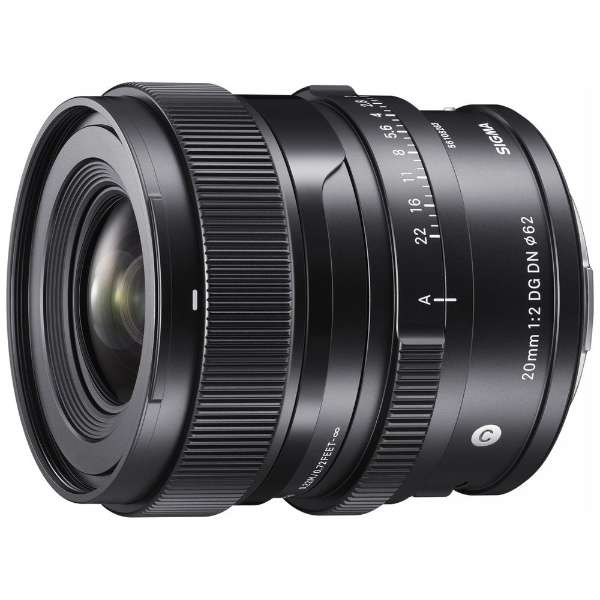 SIGMA Camera Lens 20mm F2 DG DN Contemporary [Leica L /Single Focal Length Lens]