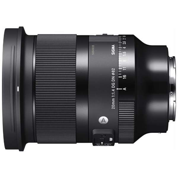 SIGMA Camera Lens 20mm F1.4 DG DN Art [Sony E /Single Focal Length Lens]