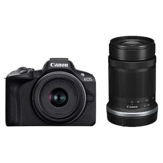 CANON EOS R50 Double Zoom Kit Mirrorless SLR Camera Black [zoom lens + zoom lens]
