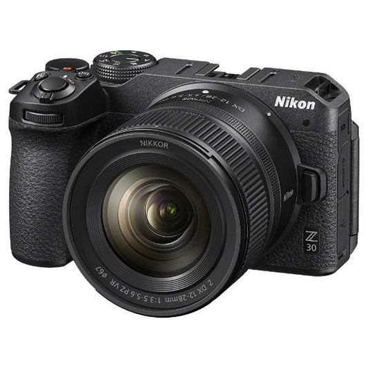 Nikon Z 30 Mirrorless SLR Camera 12-28 PZ VR Lens Kit Black [zoom lens]