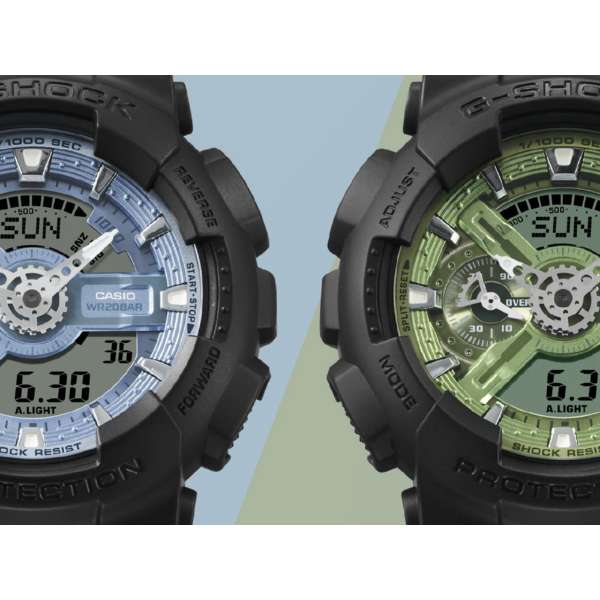 ANALOG-DIGITAL - 110 SERIES - GA-110CD-1A3JF, Watches, animota