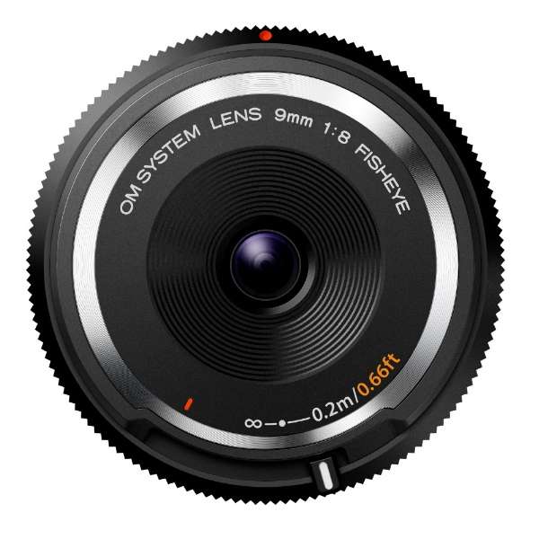 OM SYSTEM Fisheye Body Cap Lens BCL-0980 Black OM SYSTEM [Micro Four Thirds /Single Focal Length Lens]