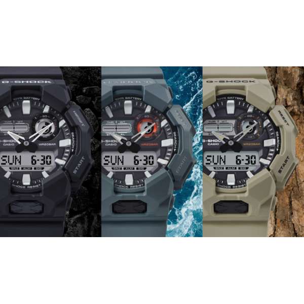 ANALOG-DIGITAL - GA-010 SERIES - GA-010-5AJF, Watches, animota