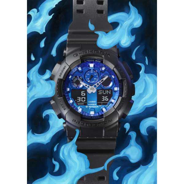 ANALOG-DIGITAL - GA-100 SERIES - GA-100FL-1AJF, Watches, animota