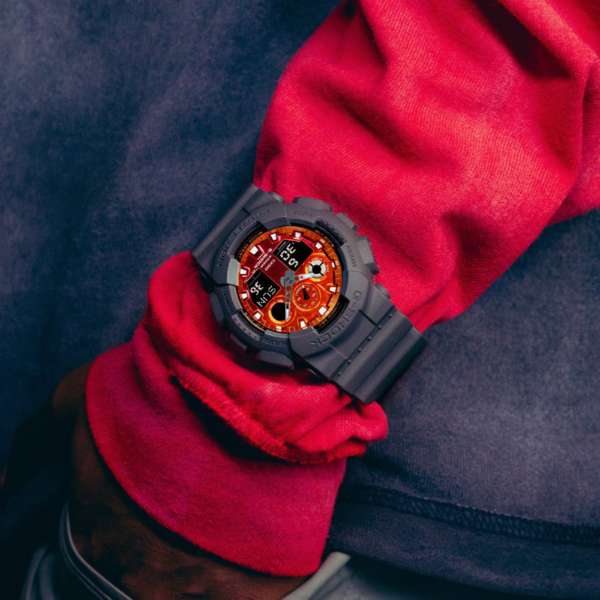 ANALOG-DIGITAL - 100 SERIES - GA-100FL-8AJF, Watches, animota