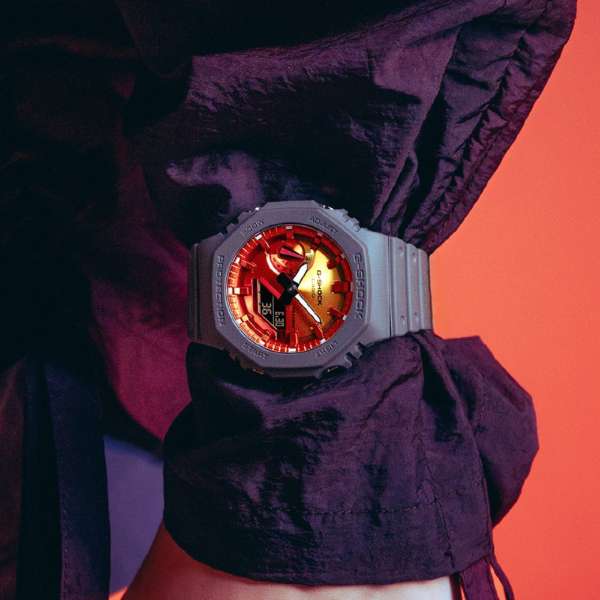 ANALOG-DIGITAL - 2100 Series - GA-2100FL-8AJF, Watches, animota