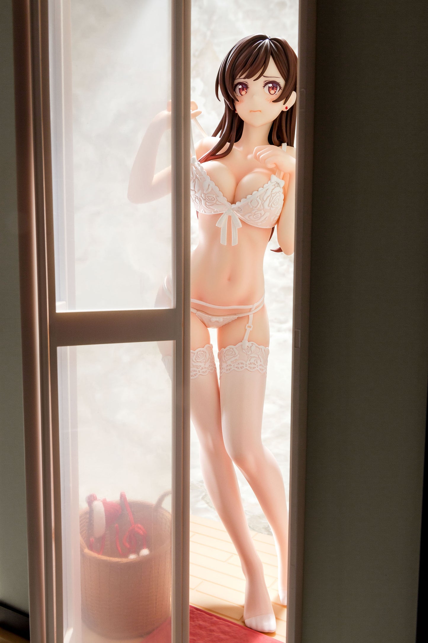 Rent-A-Girlfriend Mizuhara Chizuru See-through Lingerie Figure Angel White Ver.