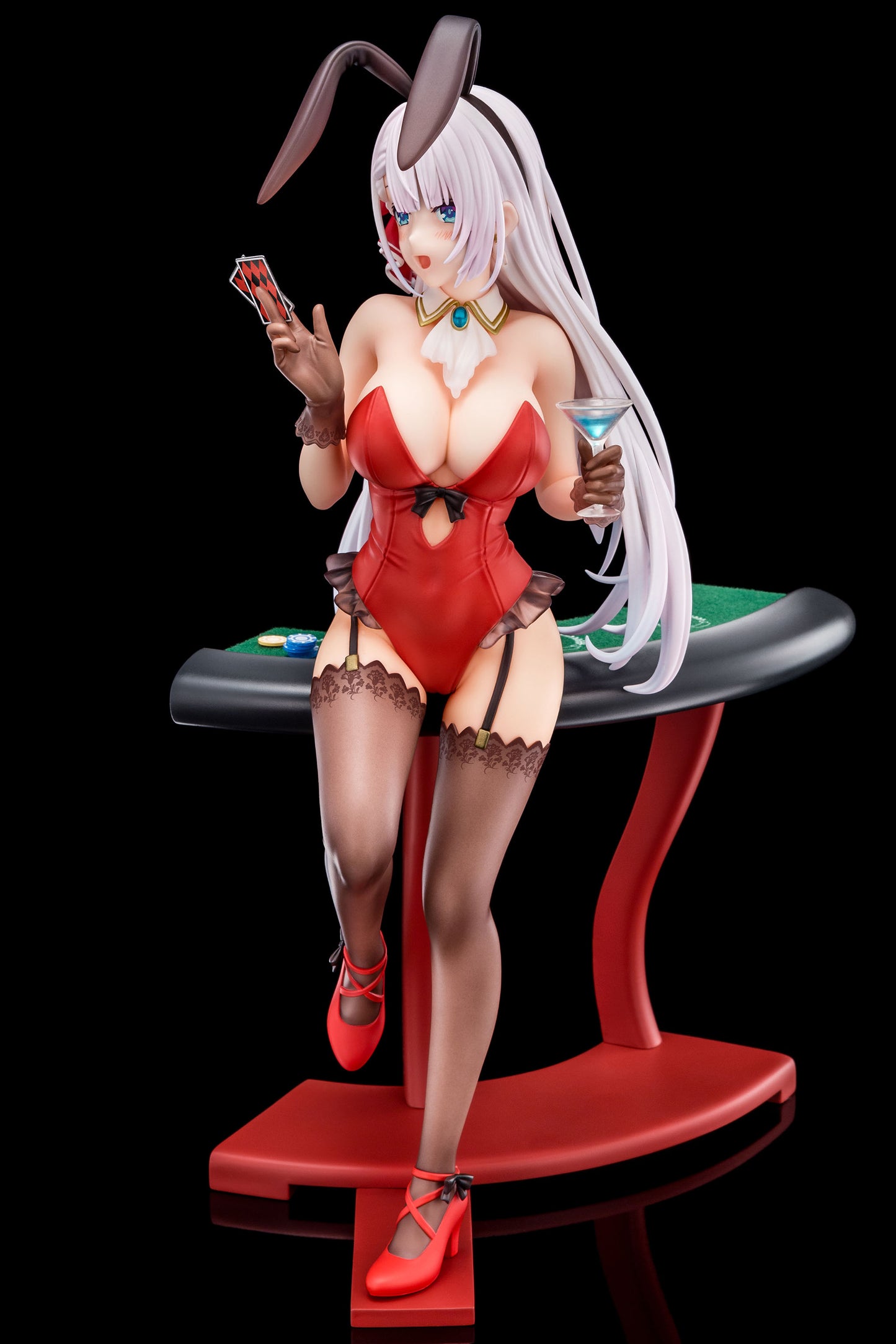 The Demon Sword Master of Excalibur Academy Riselia Ray Crystalia Crimson Bunny Figure with Nip Slip Gimmick System