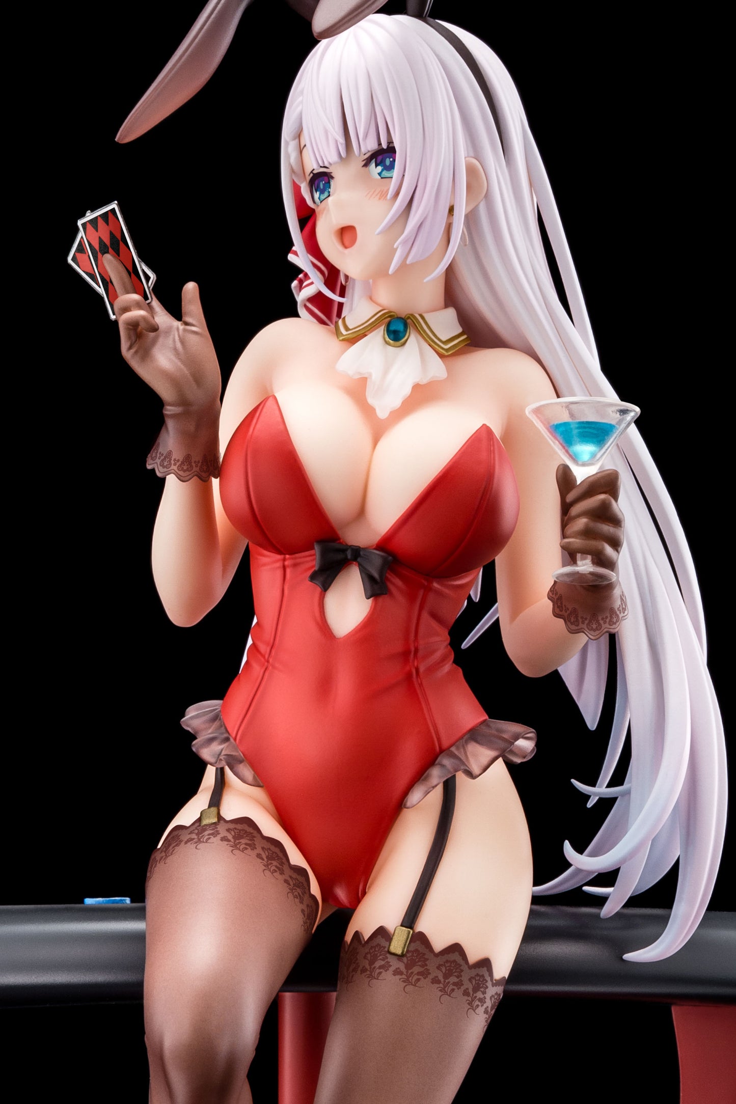 The Demon Sword Master of Excalibur Academy Riselia Ray Crystalia Crimson Bunny Figure with Nip Slip Gimmick System