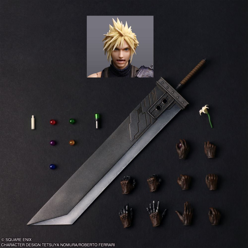 Final Fantasy VII Rebirth Play Arts Shin Cloud Strife