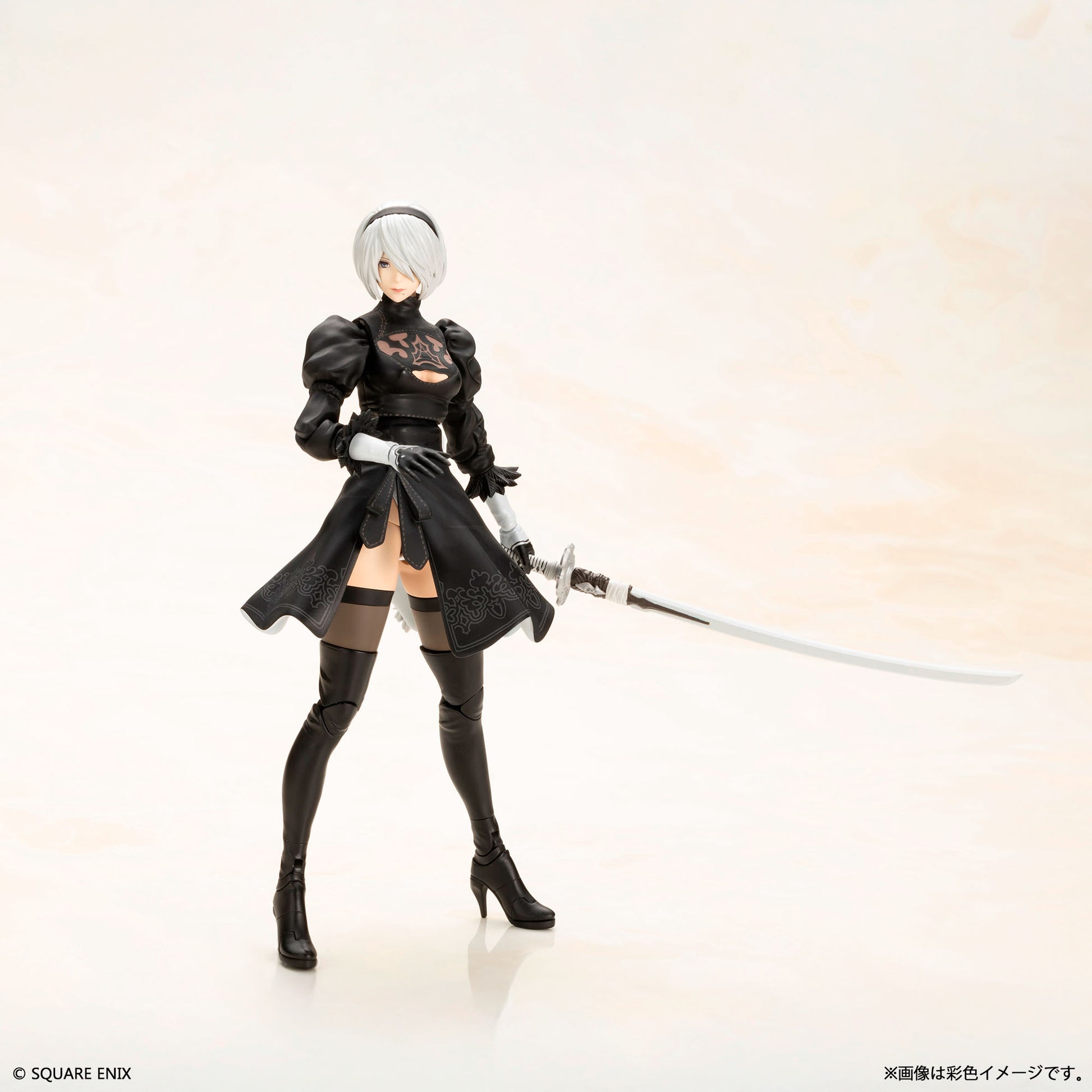 NieR:Automata Plastic Model Kit 2B (YoRHa No. 2 Type B), Action & Toy Figures, animota