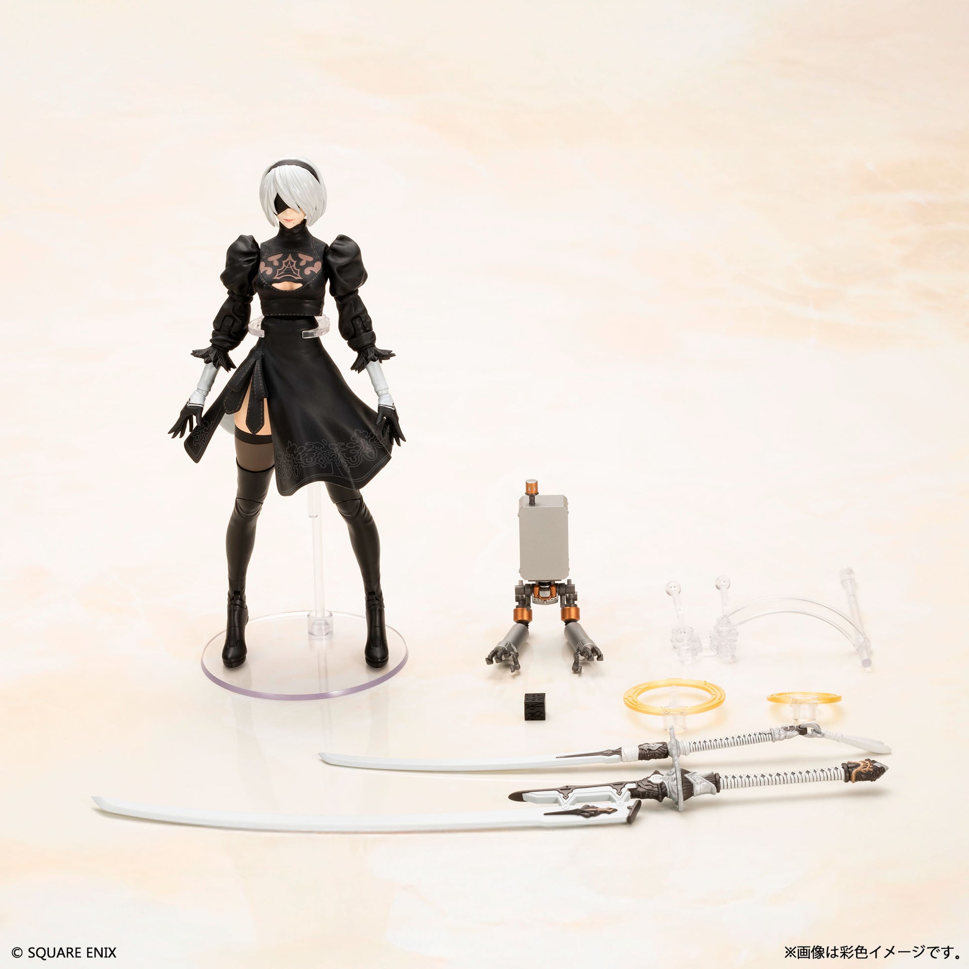 NieR:Automata Plastic Model Kit 2B (YoRHa No. 2 Type B), Action & Toy Figures, animota