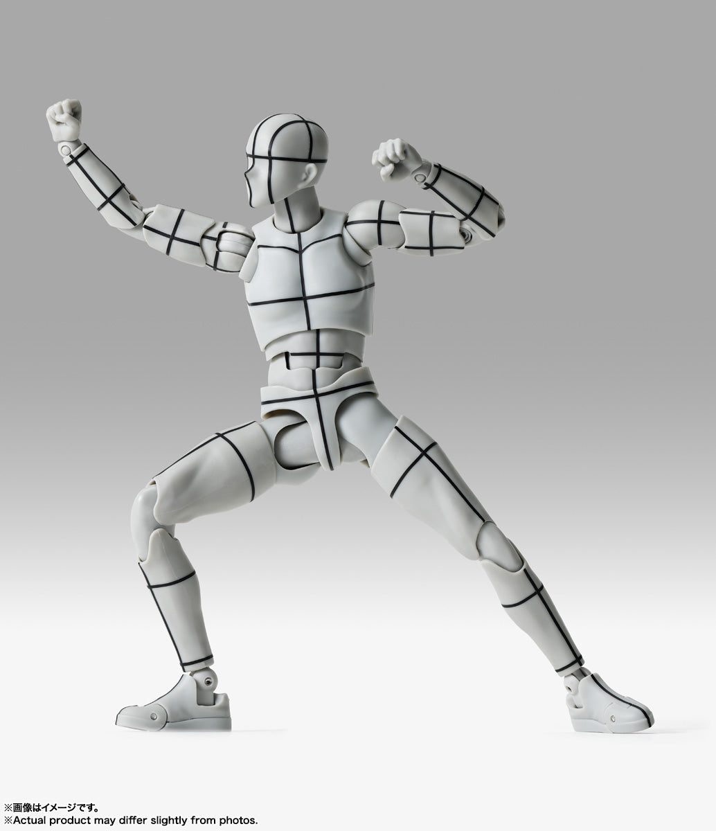 S.H.Figuarts Body-kun -Sports- Edition -Wire Frame- (Gray Color Ver.)