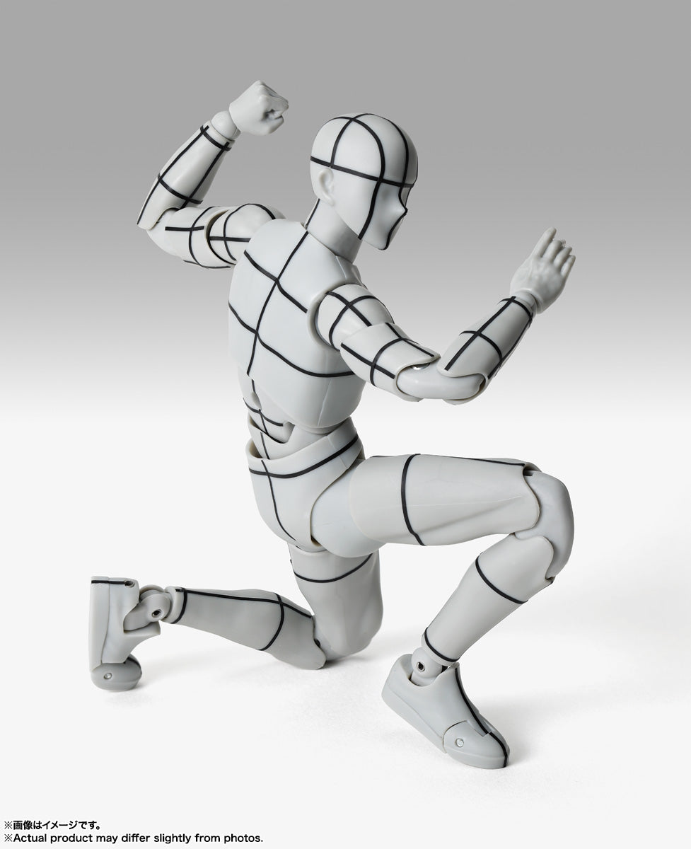 S.H.Figuarts Body-kun -Sports- Edition -Wire Frame- (Gray Color Ver.)