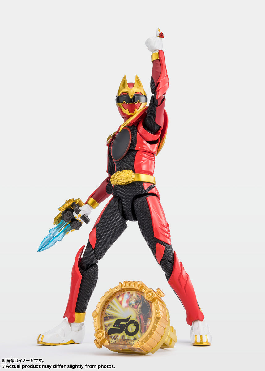 S.H.Figuarts "No. 1 Sentai Gozyuger" Gozyu Wolf (First Limited Edition with Sentai Ring), Action & Toy Figures, animota