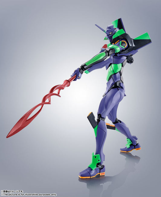 【Resale】Robot Spirits SIDE EVA "Rebuild of Evangelion" EVA-01 + Spear of Cassius -Renewal Color Edition-